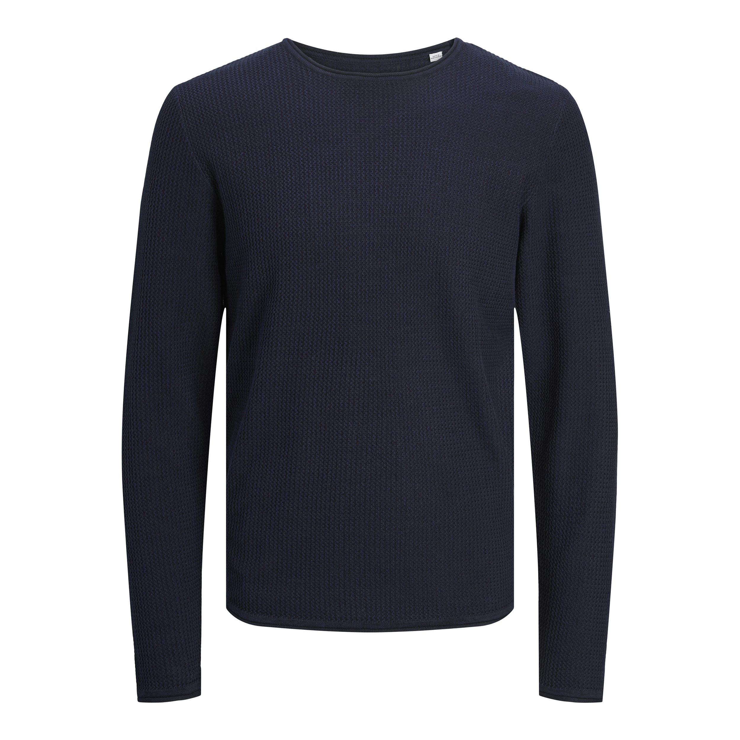 Jack & Jones Pullover Cooper Strick Rundhals Blau Image