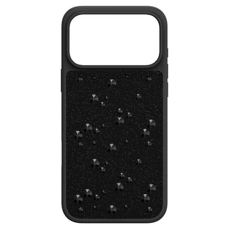High Smartphone Case, Flat Back Crystals, Iphone 17 Pro Max - Black - Swarovski Cases