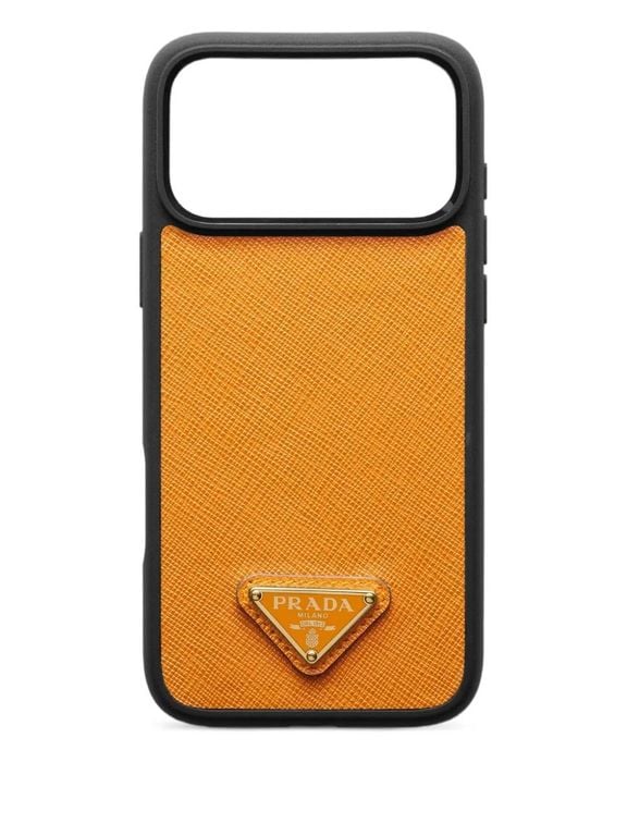 Triangle-Logo Iphone 17 Pro Max Case - Orange - Prada Cases