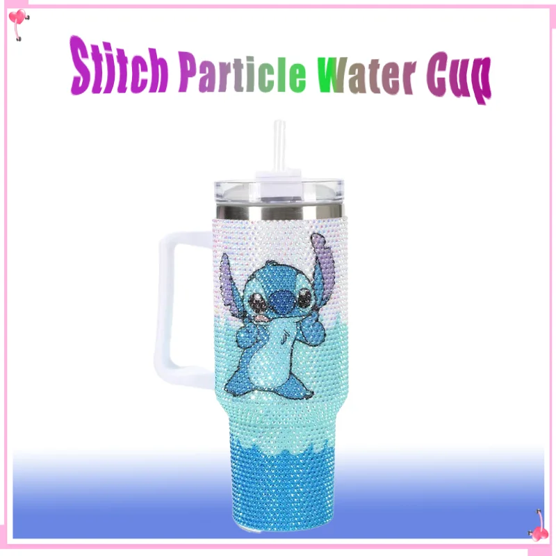 Moderne, minimalistische, große Kapazität, 40 Unzen, isolierte Thermoskanne aus Edelstahl, tragbar, Cartoon-Steampunk-Stil, kreativer Griff, Eisbecher Image