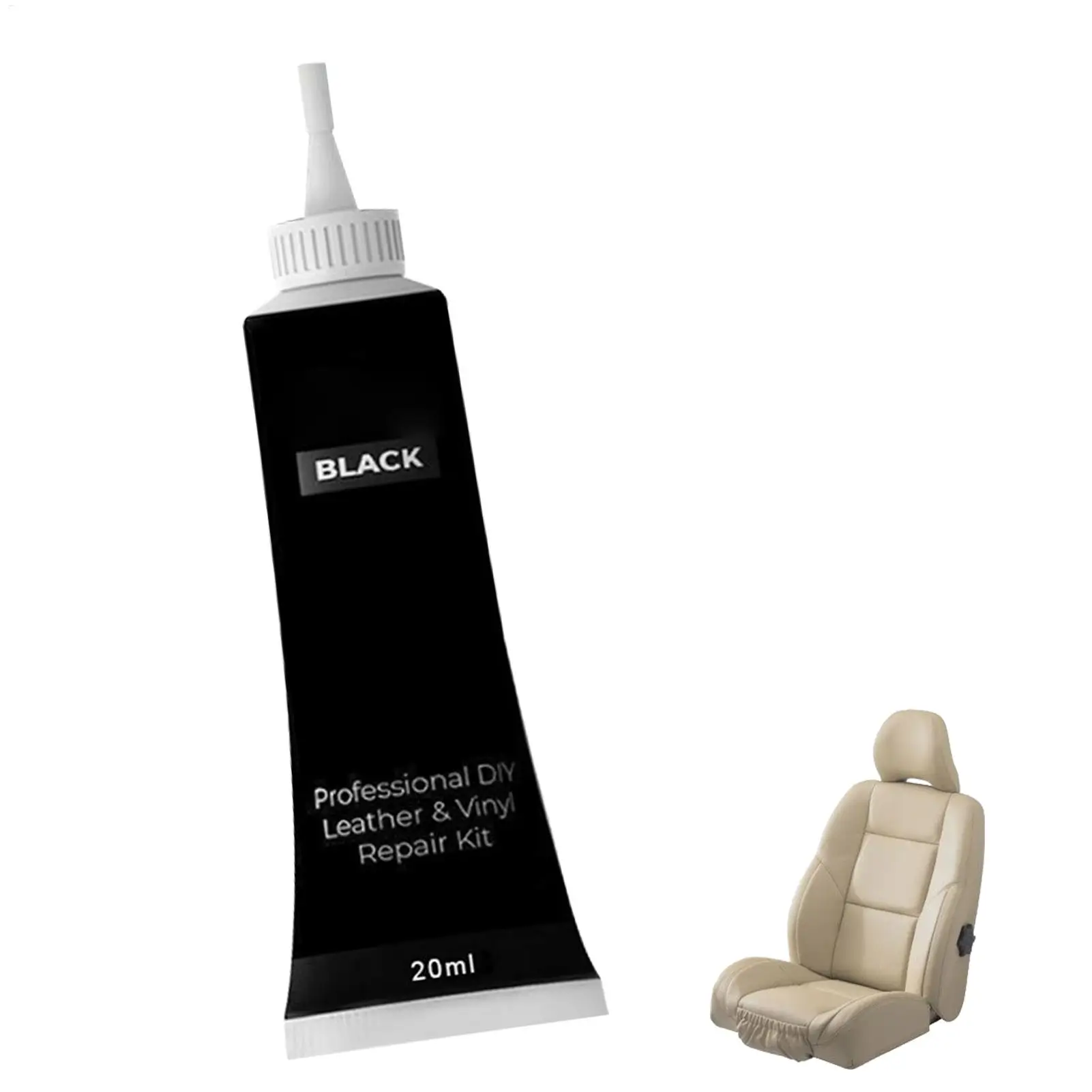 20G Leather Repair Gel Black/White/Gray Repair Home Car Seat Leather Complementary Repair Refurbishing Cream Paste Leather Care