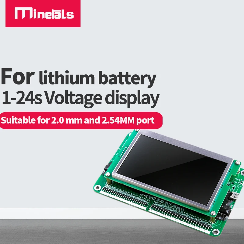 1s-24s Spannungsanzeige 3s 4s 5s 6s 7s 8s 9s 10s 12s 13s 14s 15s 17s 18s 20s 21s Lithiumbatterie Spannungsprüfer-Bildschirm Image