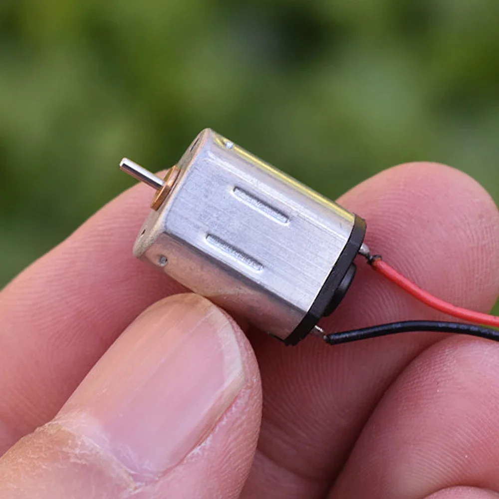 2PCS Piatto Micro N20 Motore DC 3V 3.7V 14000-17300RPM Ad Alta Velocità Grande Coppia Mini Motore 10*12mm per la Produzione di Giocattoli Modello