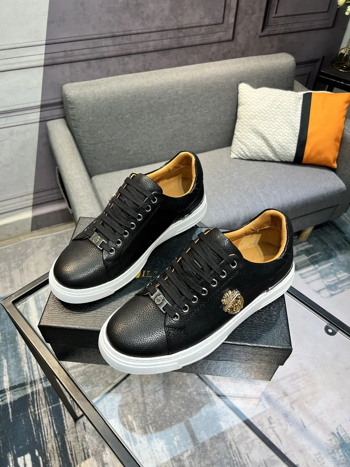 BILLIONAIRE OECHSLI Schuhe Rindsleder 2025, neue Outdoor-Business-Qualität, Stickerei, atmungsaktiv, europäische Herrenschuhe in großer Größe 39–45