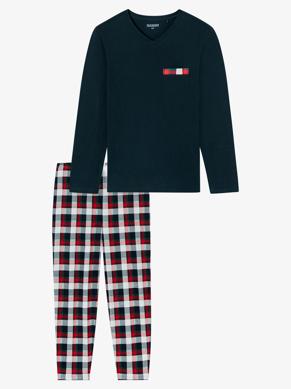 Schiesser Pyjama Herren marine, 54 Image