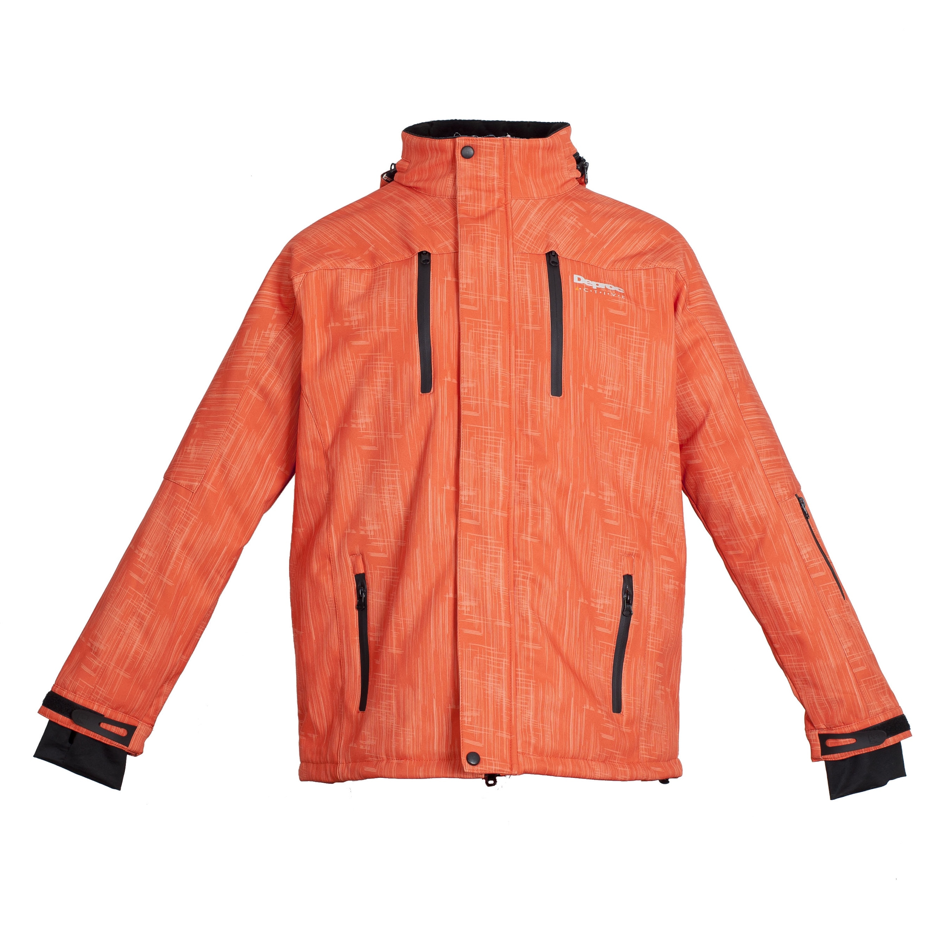 Softshelljacke DEPROC ACTIVE "PEAK CHICOPEE II WOMEN", Damen, Gr. 36 (S), orange, 96% Polyester; 4% Elastan, Windstopperbündchen mit Daumenlöchern,mit Schneefang,mit verstellbarem Klettverschluss, Jacken Softshelljacke, auch in Großen Größen erhältlich
