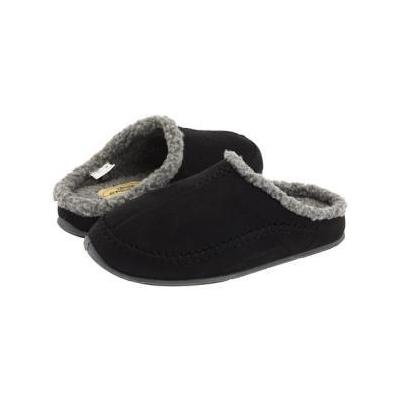 Deer Stags Nordic Men's Slippers - Black