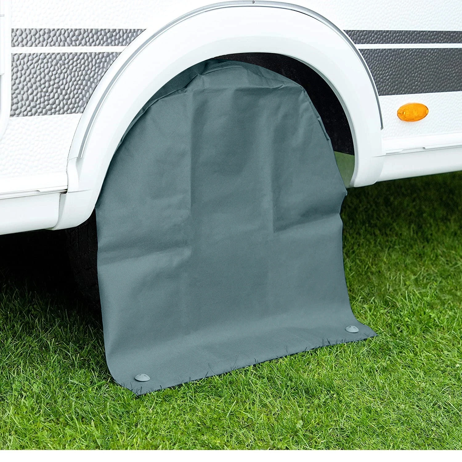 2Pcs Caravan Rad Abdeckung Reifen Abdeckung 65/78cm L/XL Für Camper Wohnmobil Anhänger Camping Rad abdeckung Zubehör Reifen Abdeckung Image