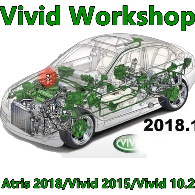 Neueste Automotive Vivid Workshop 2010 oder DATA 2018.01 (Atris-Technik) Europa Reparatursoftware Atris Parts Vivid 2018-Software Image