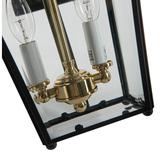 Norwell Olde 17 Inch Tall 2 Light Outdoor Wall Light - 1066-BL-BE