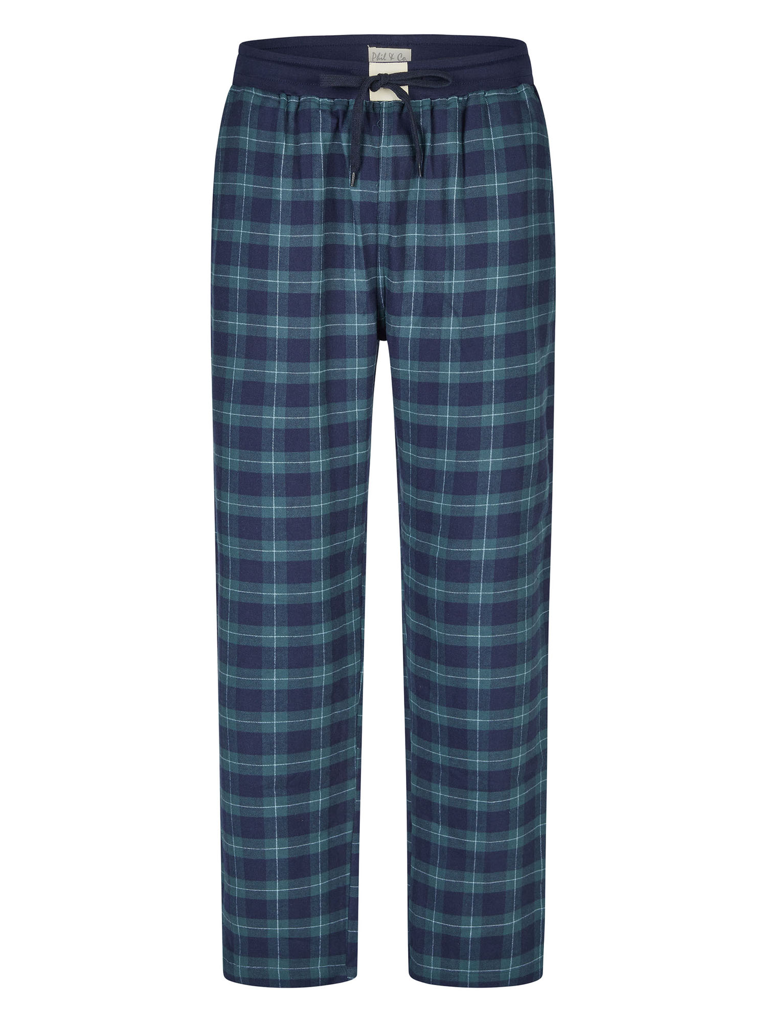 Phil & Co. Berlin Herren Pyjamahose Flanell Schlafhose, Nacht Hose, Loungehose Image