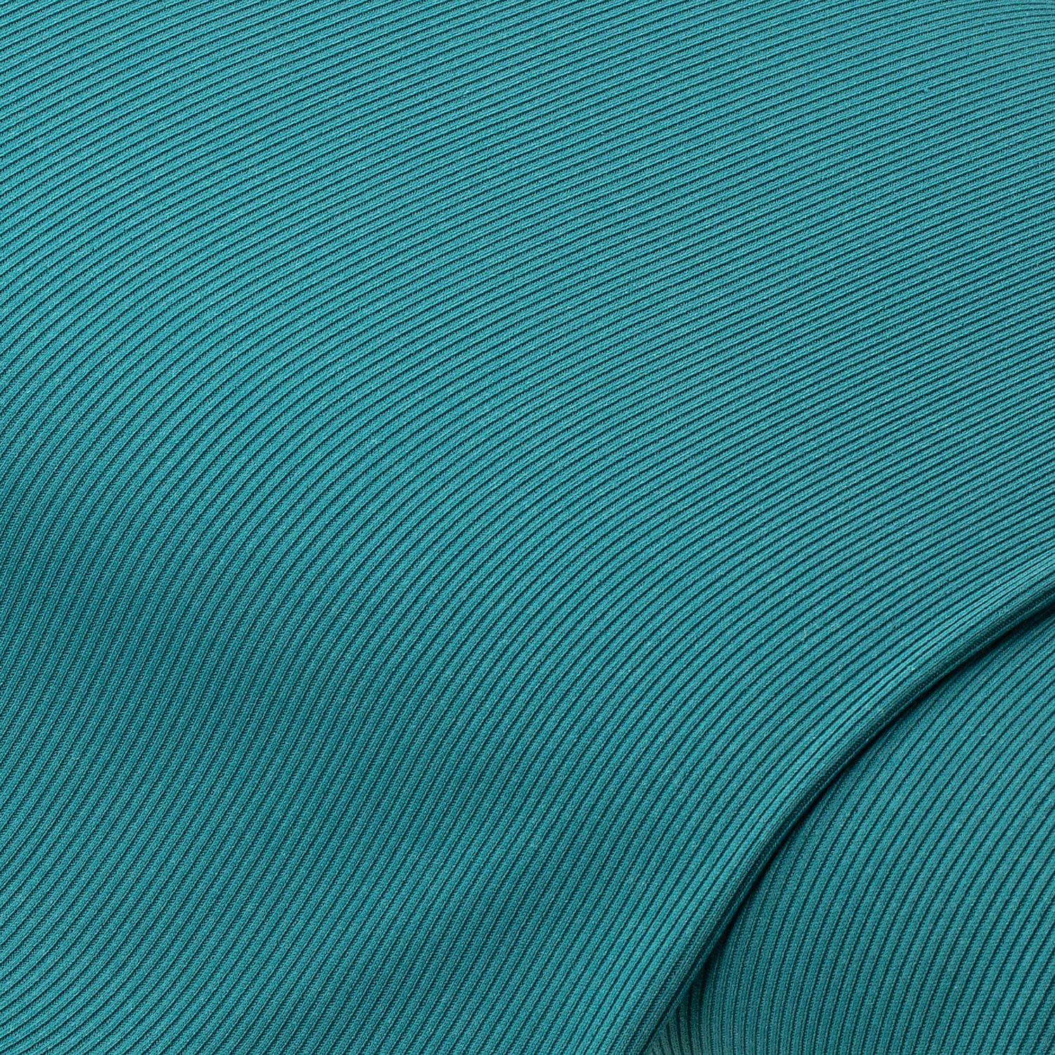 Feinripp-Jersey Uni, petrol Image