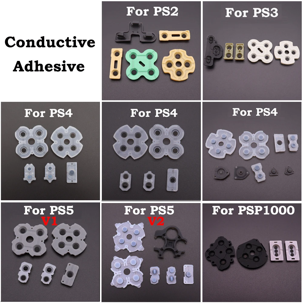 5Set Ersatz Leitfähige Silizium D Pads Gummi taste für PS2 PS2 PS3 PS4 PSP1000 Controller Reparatur Teil