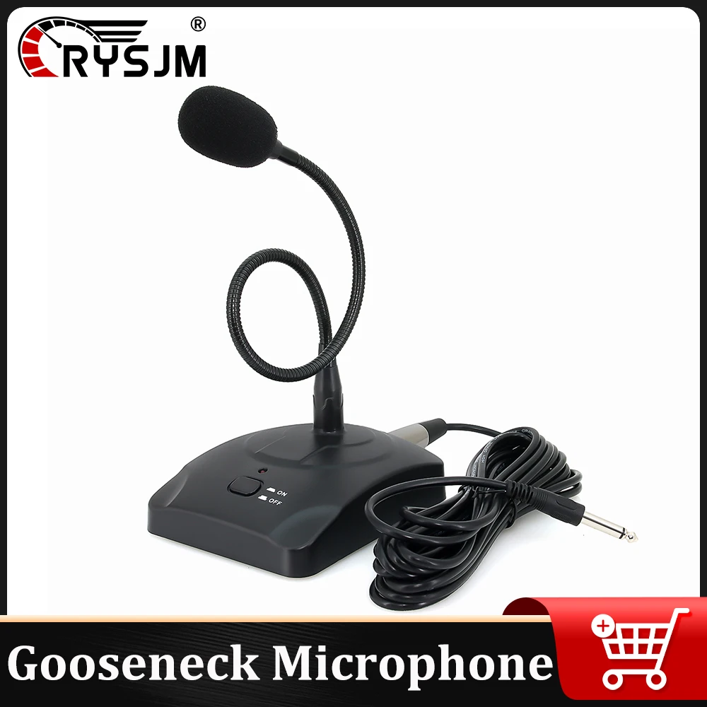 Schwanenhalsmikrofon, professionelle Rundfunk, hochempfindliches kabelgebundenes Desktop-Mikrofon für Konferenzen, Live-Streaming-Kurse Image