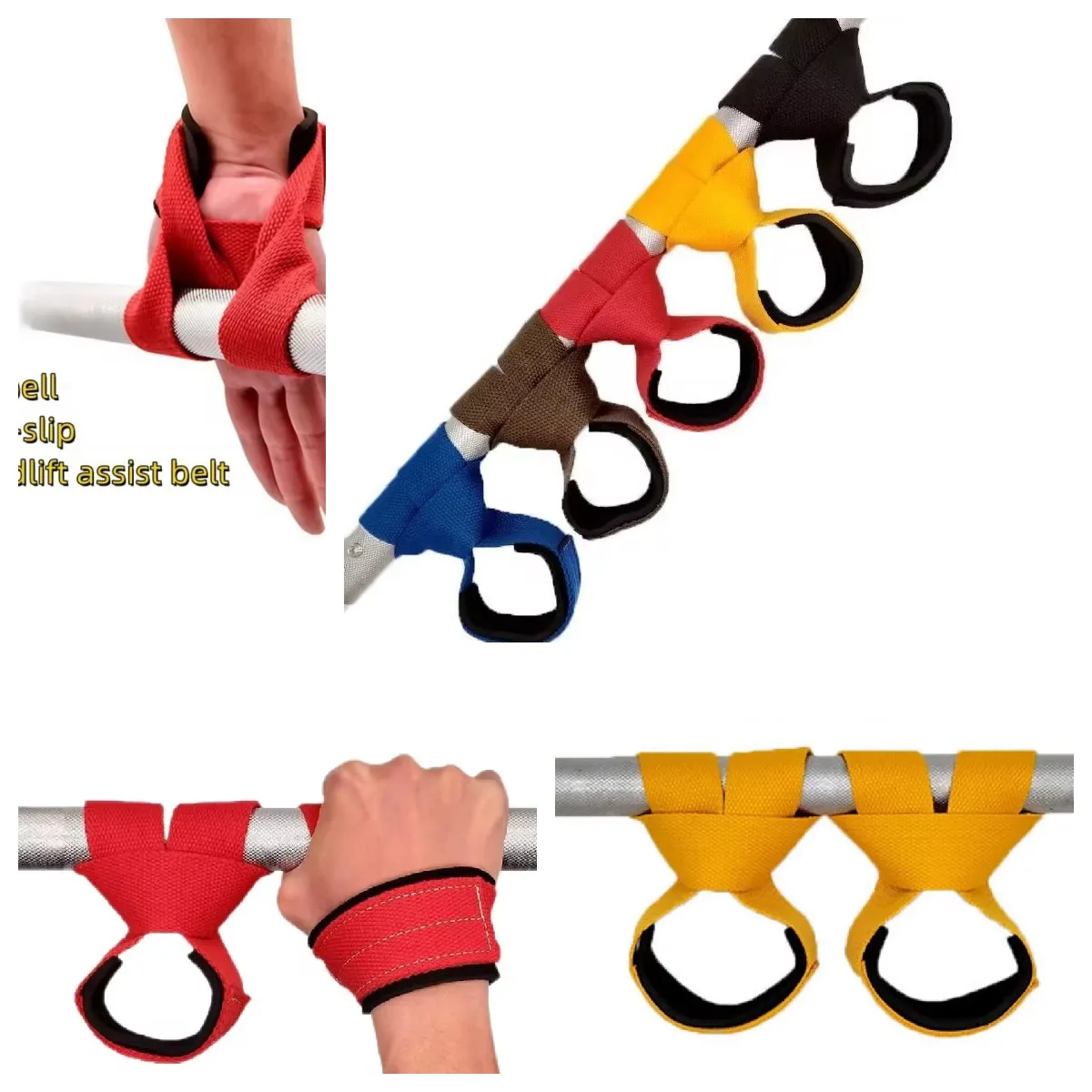 Hebe Straps Gym Barbell Kreuzheben Booster Gürtel Fitness Anti-slip Hand Wraps Handgelenk Straps Fitness Training Hilfs Gürtel