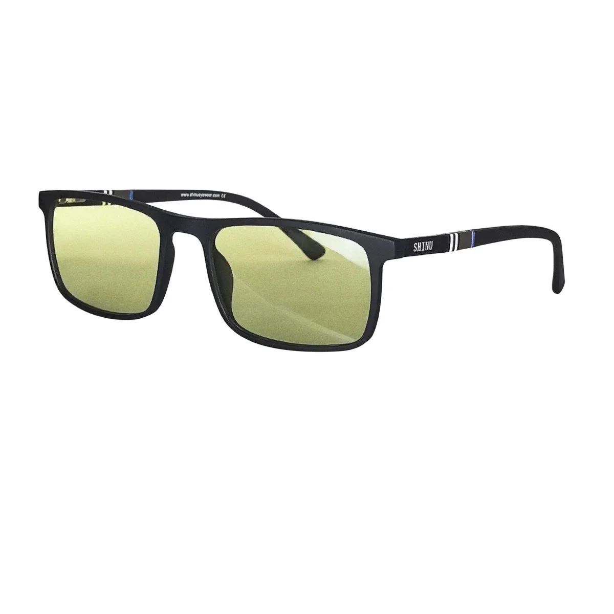 TR90 Quadratische Lesebrille für Herren, intelligente Linse, blockiert schädliches Blaulicht, veröffentlicht. Vorteilhaftes Blaulicht für energiegeladene Spirituosen Image