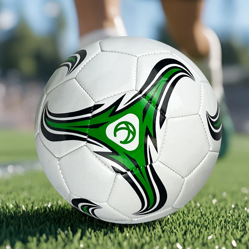 Fußball, Größe 5/4, professioneller Spielfußball, langlebig, weich, federnd, für das Training im Innen- und Außenbereich, Grassfeldsportspiel