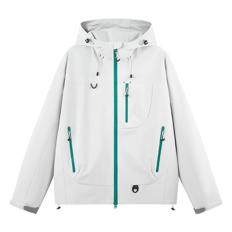 Outdoor-Windjacken, Klettern, Wandern, Camping, Angeln, Bergsteigen, Reisen, Ausflüge, Selbstfahren, Sport, Jacken Image