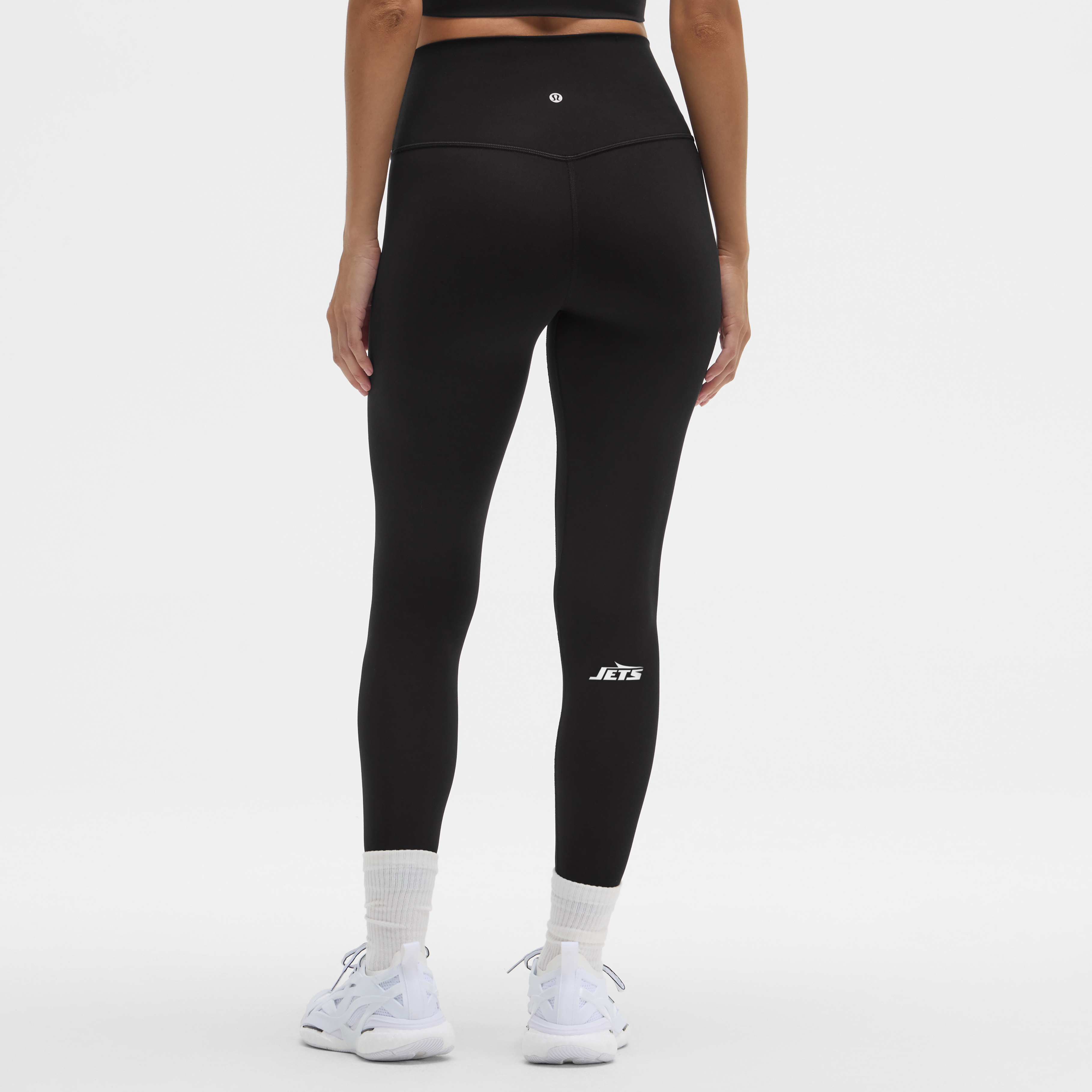 Schwarze New York Jets Align™ High-Rise-Hose für Damen von lululemon, 25" Image