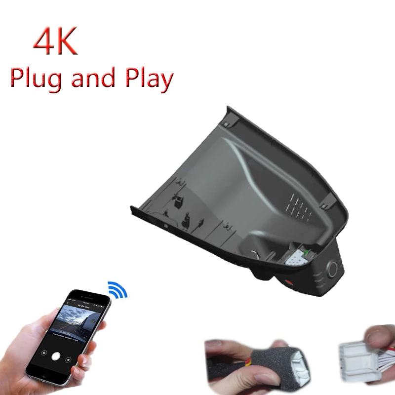 4K Plug Und Play Für Ford Explorer 2024 2025 2026 Transit T8 2025 Auto Video Recorder Wifi DVR Dash cam Dash Kamera