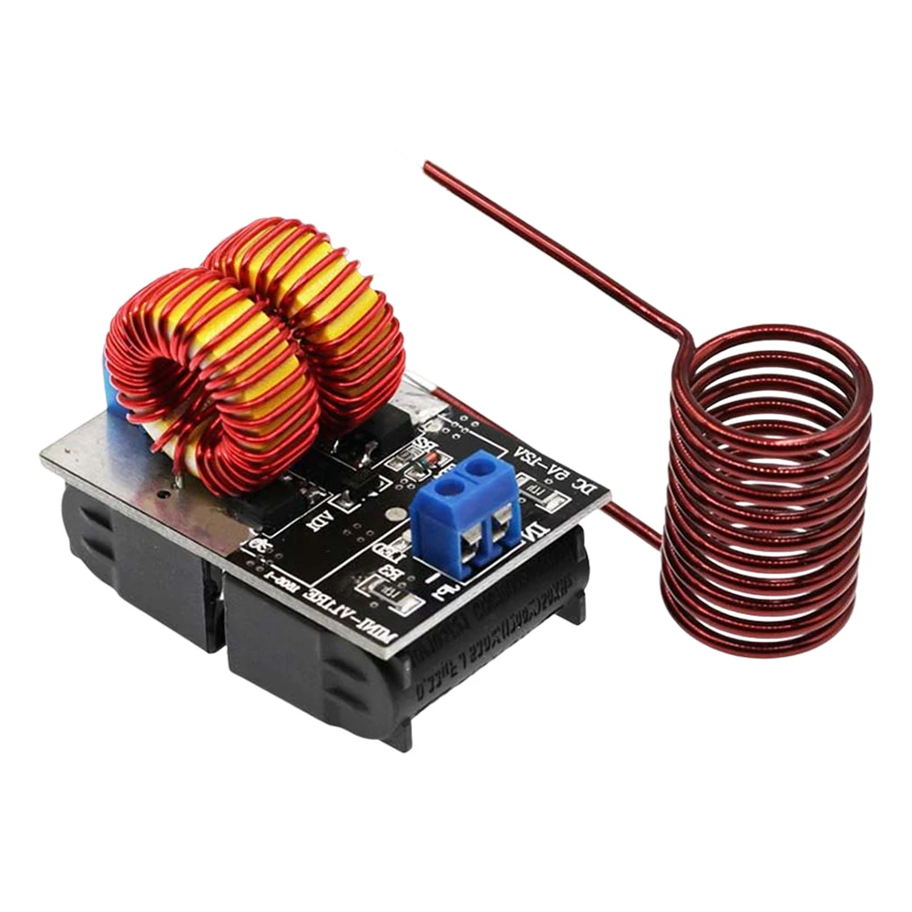5-12V 120W Mini ZVS Induktionsheizung Bord Flyback Treiber Heizung DIY Herd + Zündspule Hochfrequenz-Stromversorgungsmodul Image