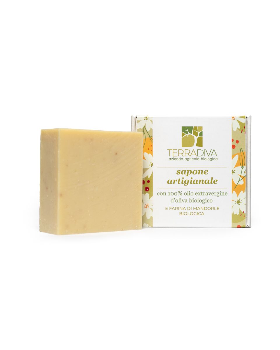 Terradiva sapone solido artigianale con olio extra vergine di oliva e