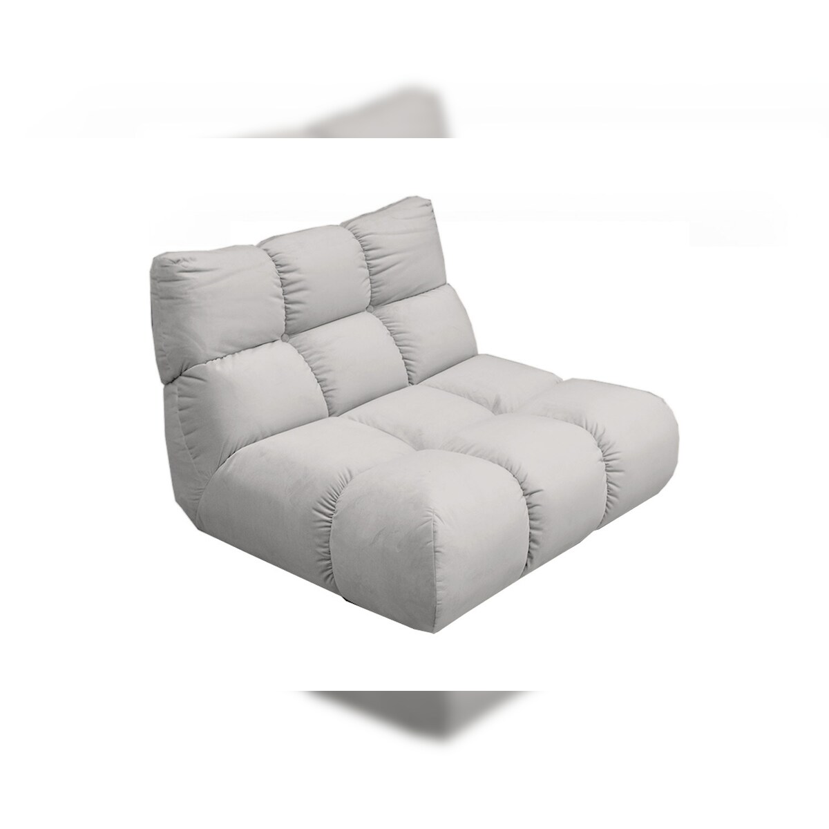 KAWOLA Sessel VIVIEN Drehsessel Velvet silber Image