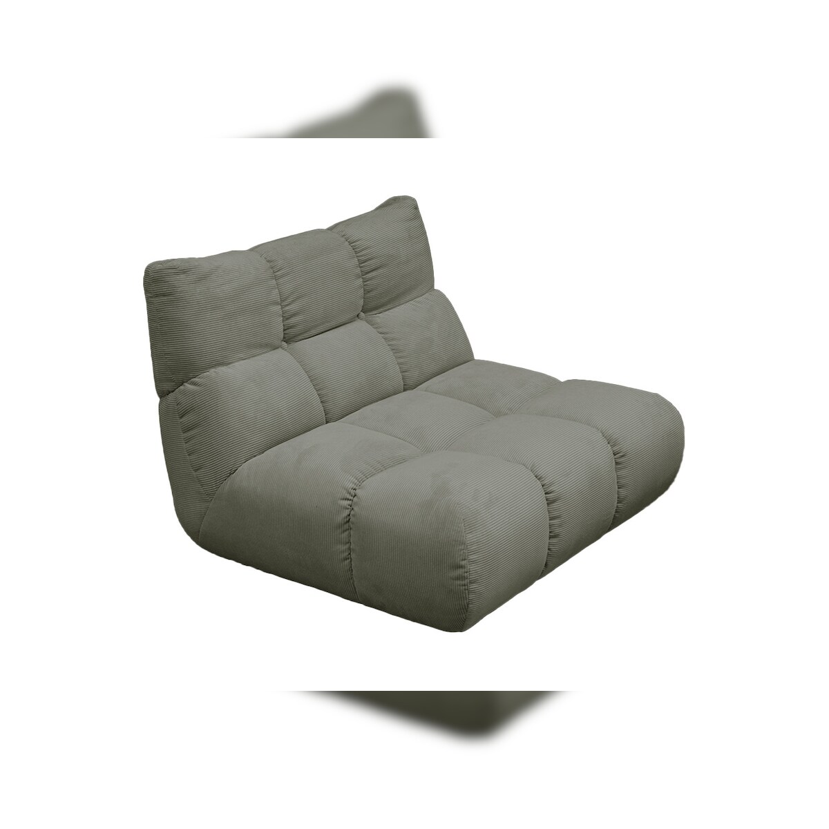 KAWOLA Sessel VIVIEN Drehsessel Feincord olivgrün Image