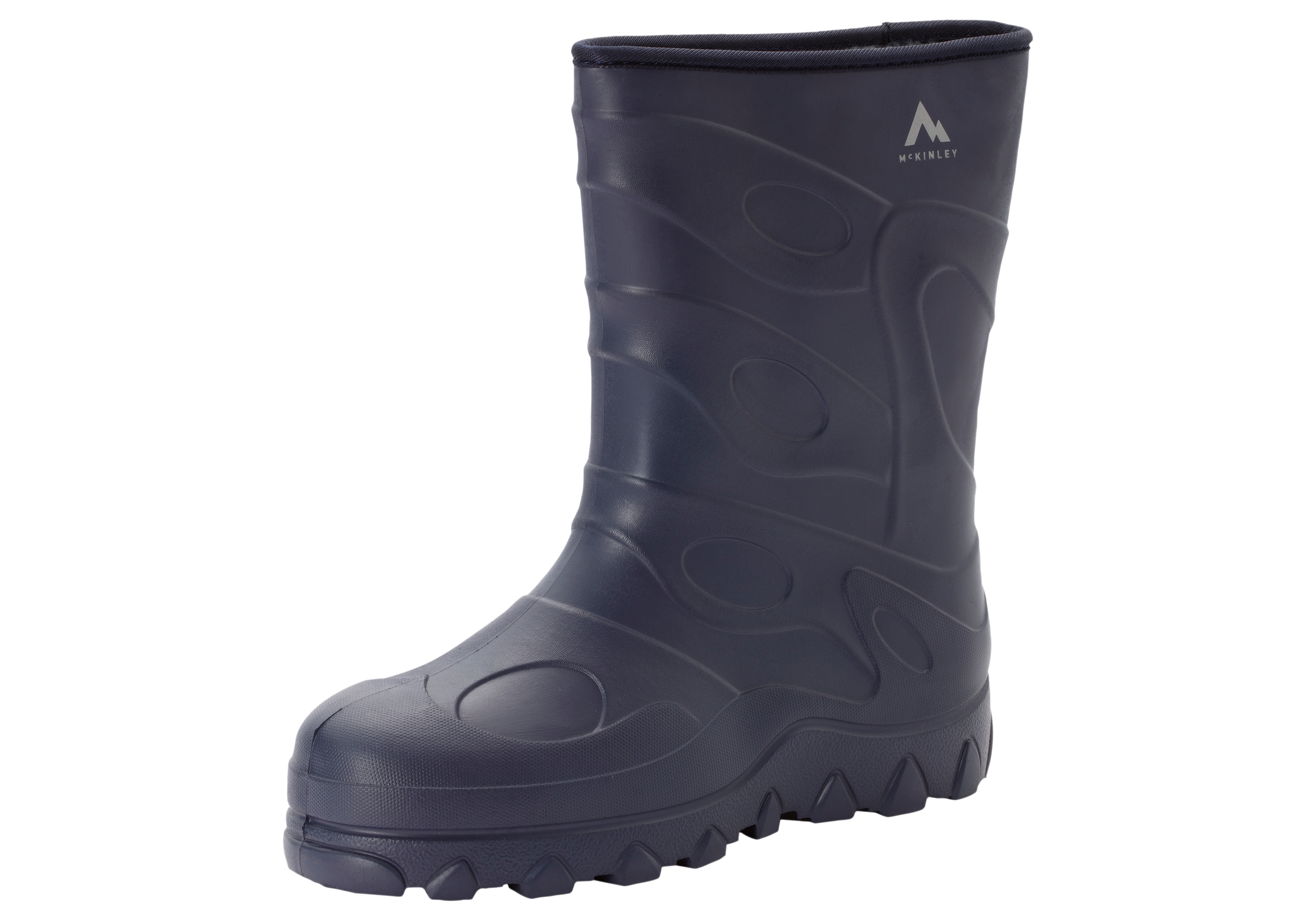 Gummistiefel MCKINLEY "Rock Double", Herren, Gr. 39/40, blau (navy), Schuhe Gummistiefel, gefüttert