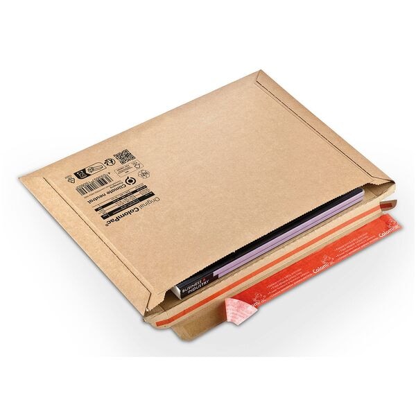 Colompac 20 Kartonversandtaschen DIN B4+ ohne Fenster, 29.3x41.3 cm