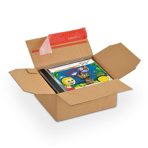 Colompac Versandkartons »Blitzbodenkartons« 12,9/15,9/7 cm 1-wellig 10 Stück, 13.9x8x16.4 cm Image