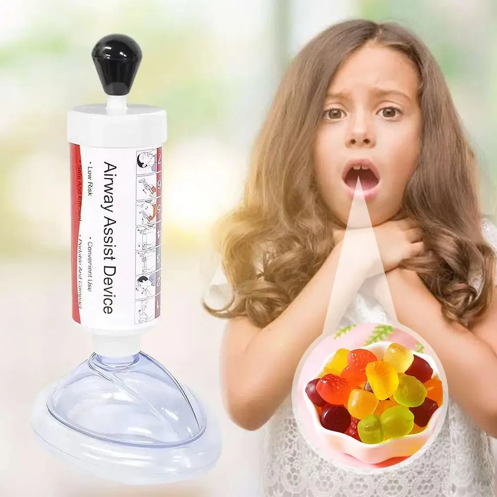 Tragbares Notfall-Hypoxiegerät, verbesserte Erste Hilfe für das Leben, Anti-Aspxie-Vakuumgeräte, Erste-Hilfe-Set für Erwachsene und Kinder Image