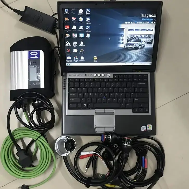 Doip MB Star C4 SD Connect C4 SSD 512 2025.12 V im Laptop D630 (4 GB RAM) Win10 Diagnosesystem für Mercedes Autoscanner-Tool Image