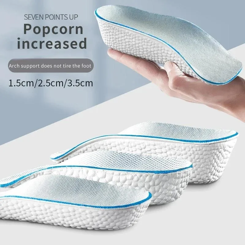 Höhe Erhöhen Einlegesohlen Für Männer Frauen Schuhe Flache Füße Arch Support Orthopädische Turnschuhe Ferse Lift Memory Foam Schuh Pads