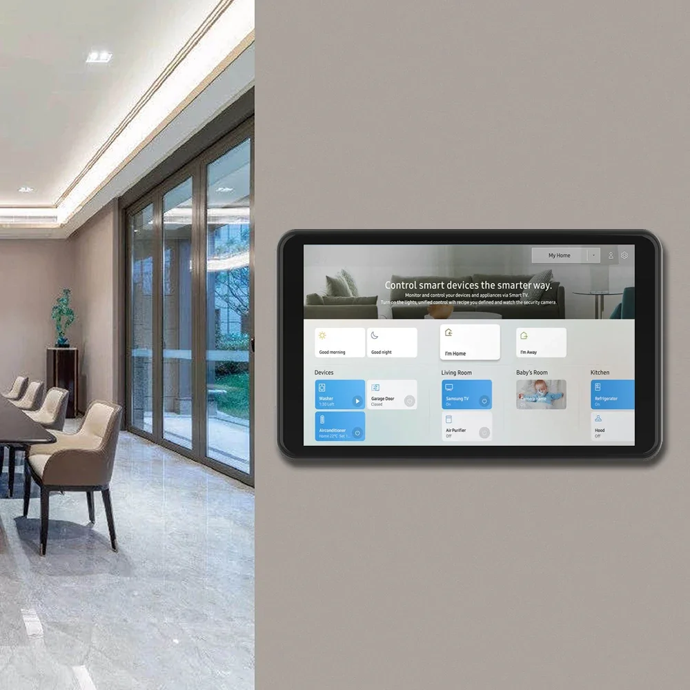 Smart Home Automation Android POE Tablet Touch Panel 8 Zoll POE Android Tablet Zigbee Zwave KNX RS485 Wandmontage Tablet Android Image