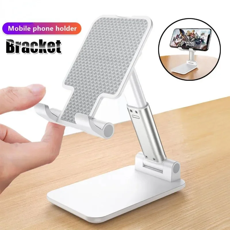 Supporto per telefono cellulare da scrivania Supporto pieghevole Supporto per tablet da tavolo regolabile Supporto per telefono cellulare da tavolo universale per iPhone iPad Xiaomi