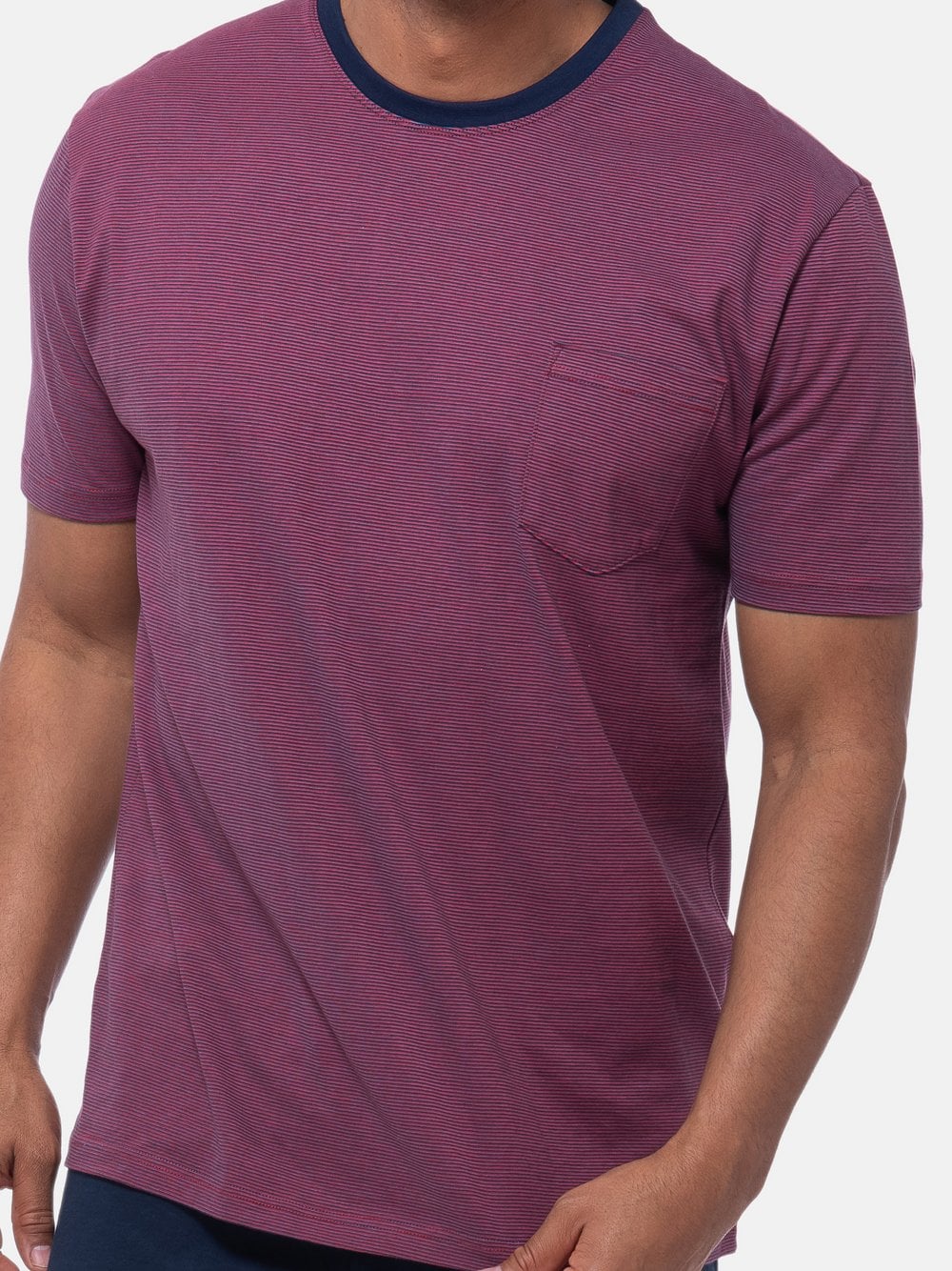 Ammann Schlafanzug Oberteil Herren rot, M Image