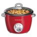 Hamilton Beach - 20-Cup Rice Cooker and Food Steamer - Red