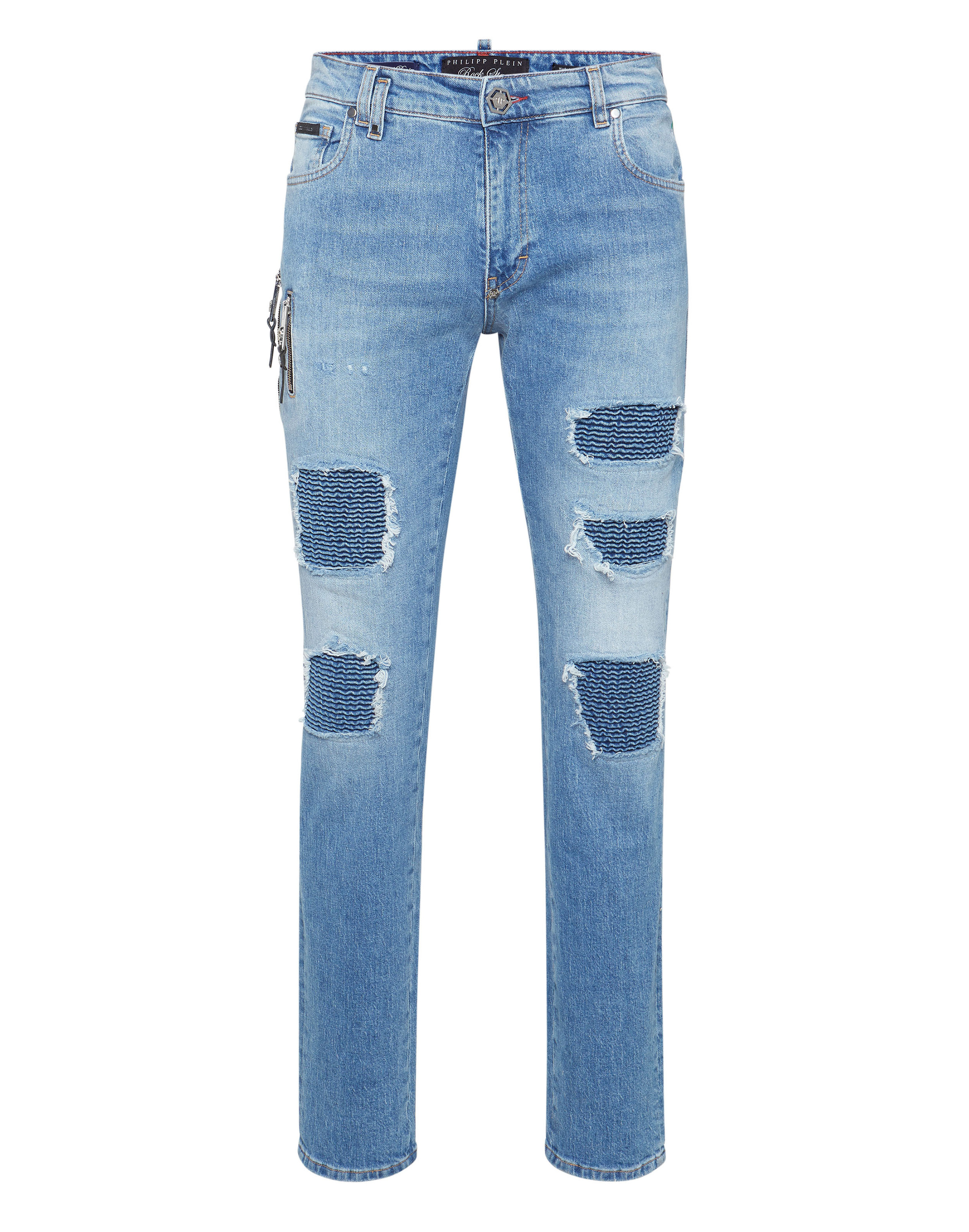 Denim Rock Star Fit Trousers Studs 36 (Größe)