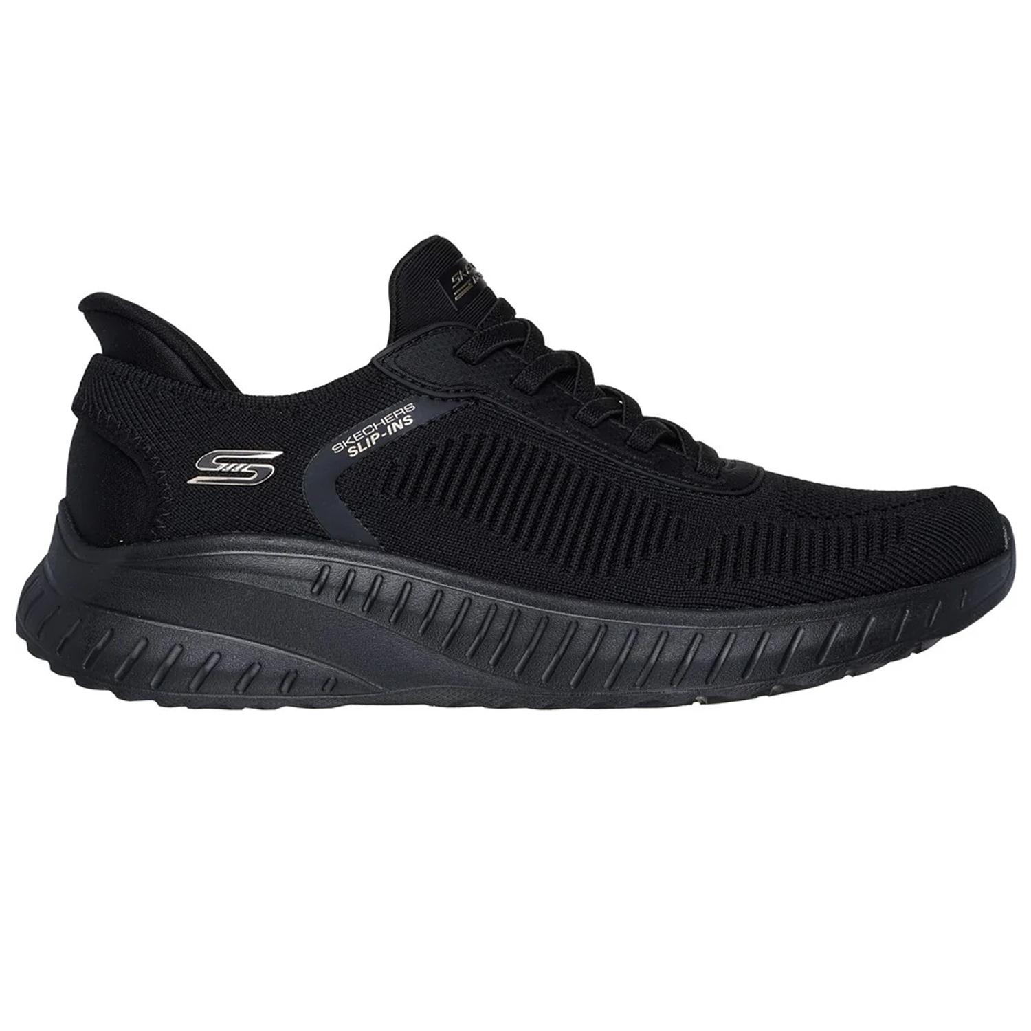 Skechers - Damen Sneaker "Bobs Squad Chaos Current Muse" (Schwarz)