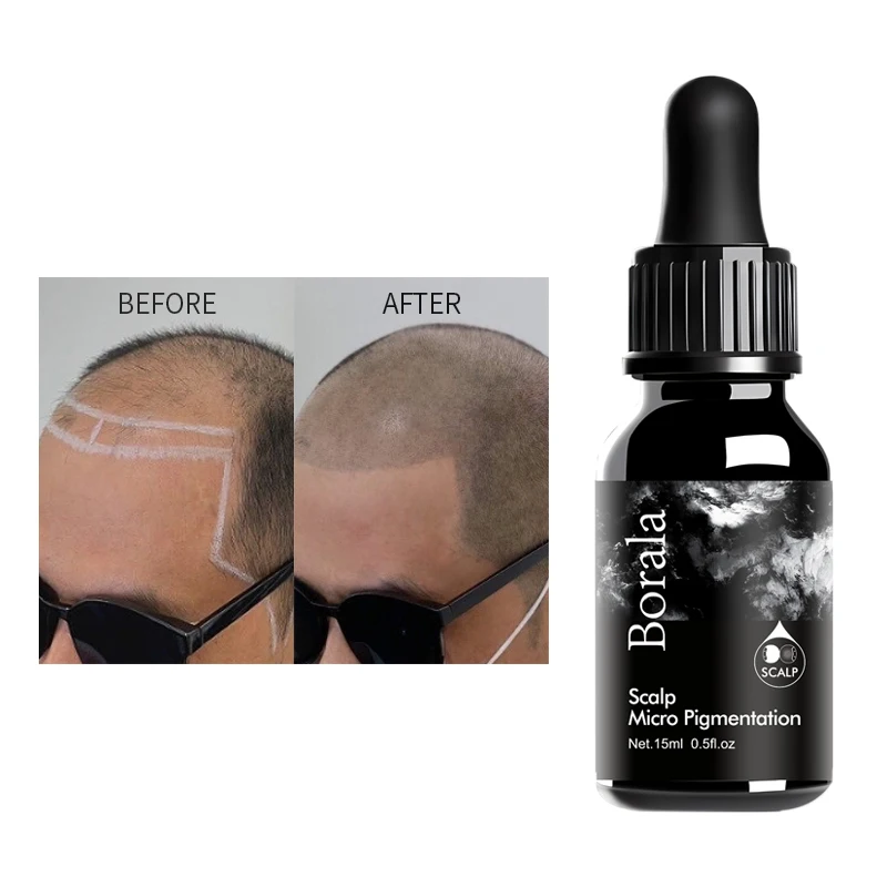 Borala SMP Professionelle Kopfhaut-Mikro-Tattoo-Tinte, Permanent-Make-up, Pigment-Mikropigmentierungs-Tinten für Headline-Haar-Airbrush Image