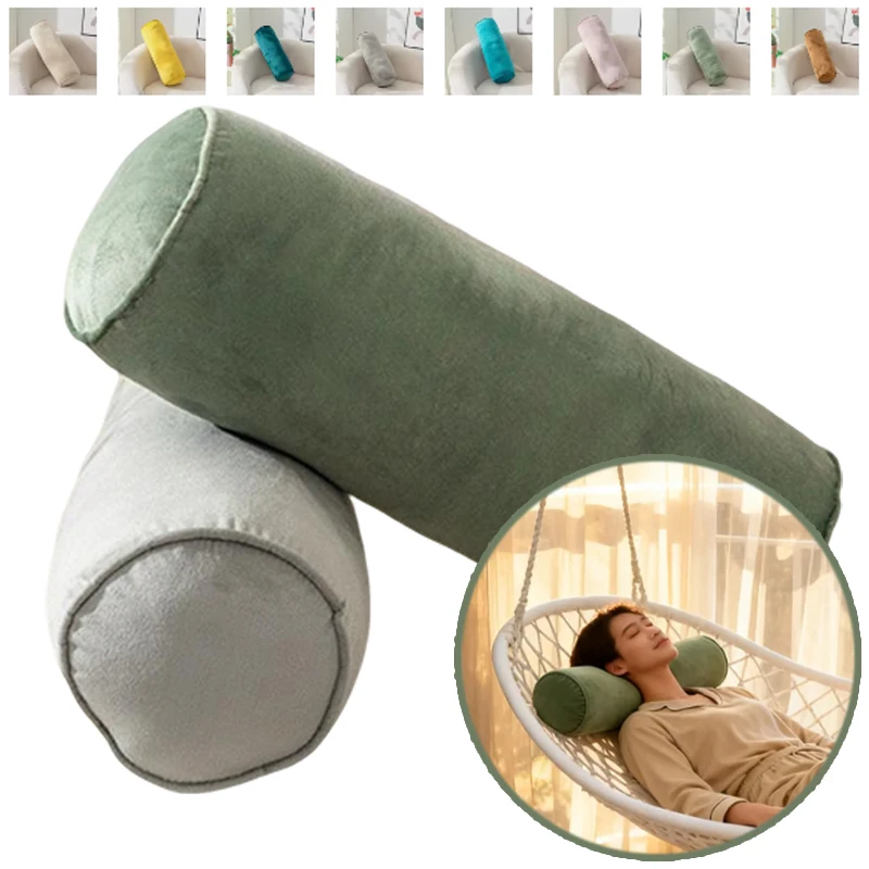 Orthopädischer runder Bolster-Kissenbezug, lange Körperunterstützung für die Krankenpflege, Schwangerschaft, Pediküre, Schönheit, Nackenkissen, Sofa, Süßigkeiten-Kissen Image