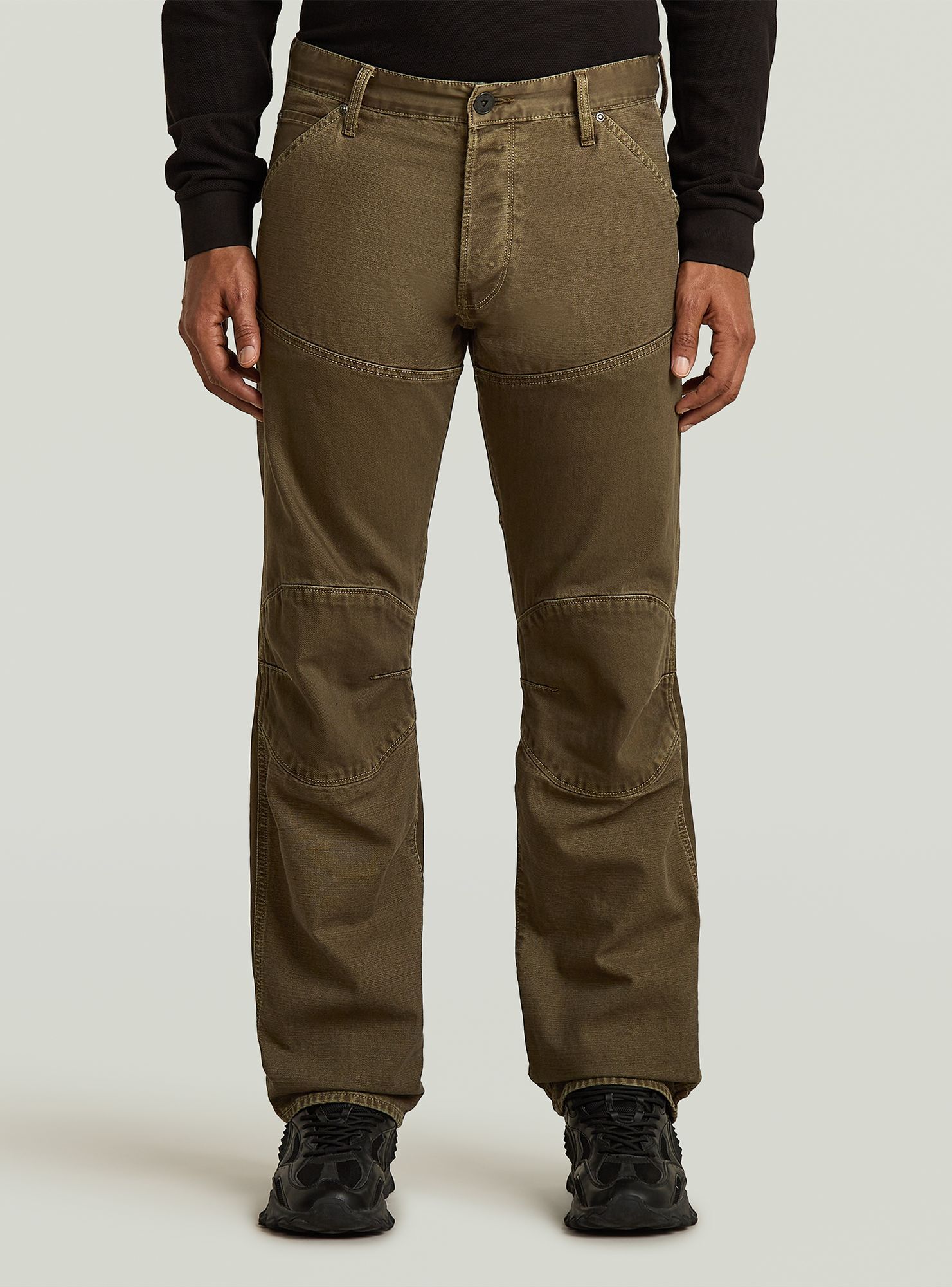 Regular-fit-Jeans G-STAR "G-STAR Elwood Regular Jeans", Damen, Gr. 26, Länge 32, wren gd, Obermaterial: 25% Baumwolle, Jeans