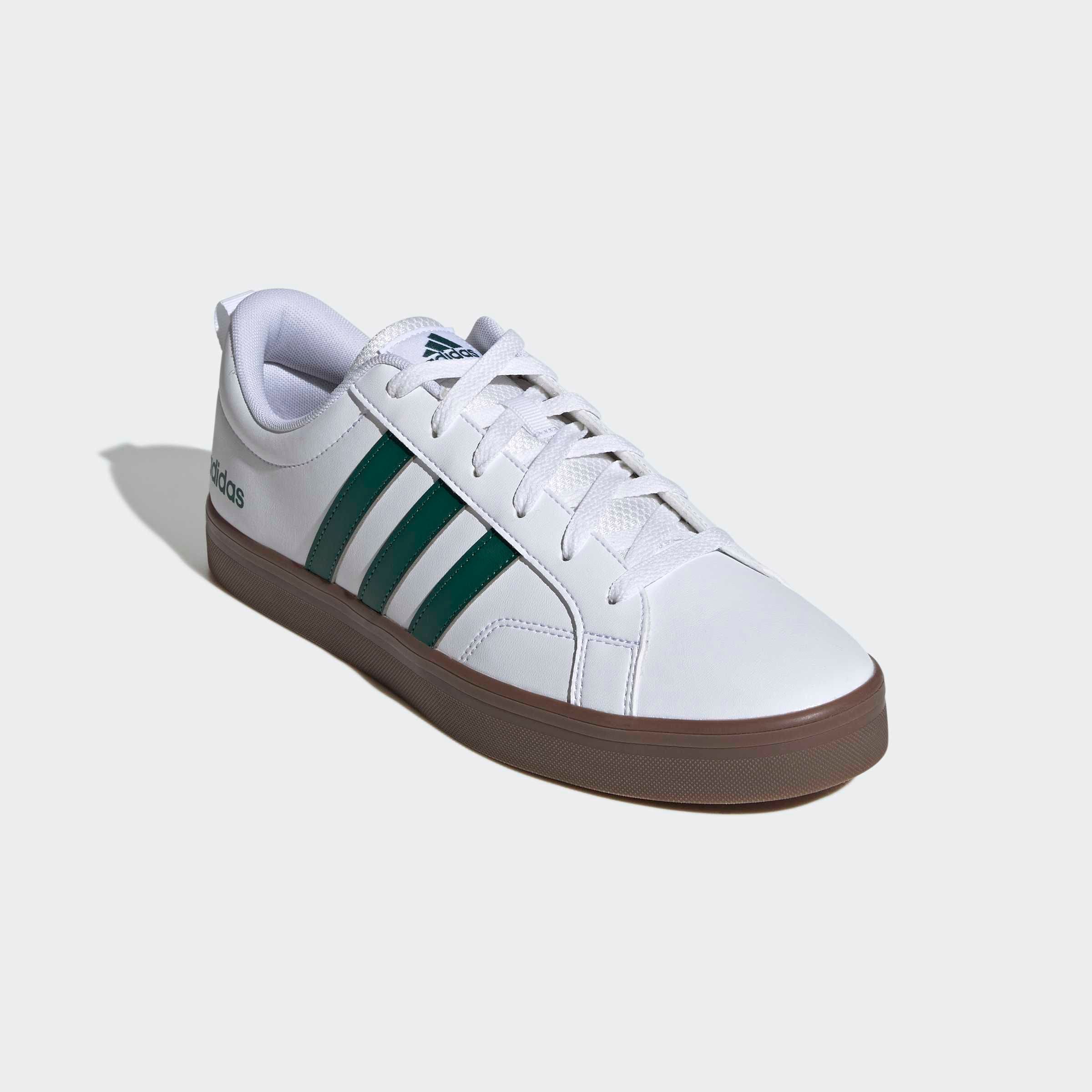 Sneaker ADIDAS SPORTSWEAR "VS PACE 2.0", Herren, Gr. 46, cloud weiß, collegiate grün, gum5, Synthetik, Textil, Schuhe Sneaker