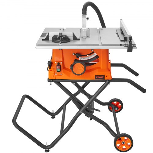Table Saw With Stand, Speed To High RPM, Compact Portable Jobsite Saw, Sliding Miter For Wood And Furniture Cutting Table Saw With Stand, Speed To High RPM, Compact Portable Jobsite Saw, Sliding Miter For Wood And Furniture Cutting
