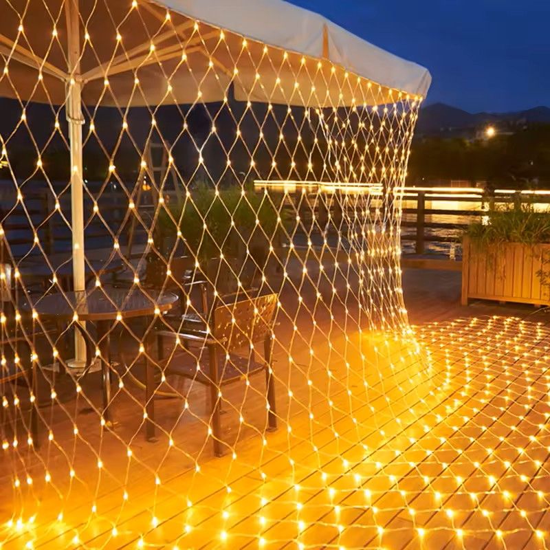 LED Net Mesh Fairy Lights For Outdoor Decoration warm 3 M X 2 M