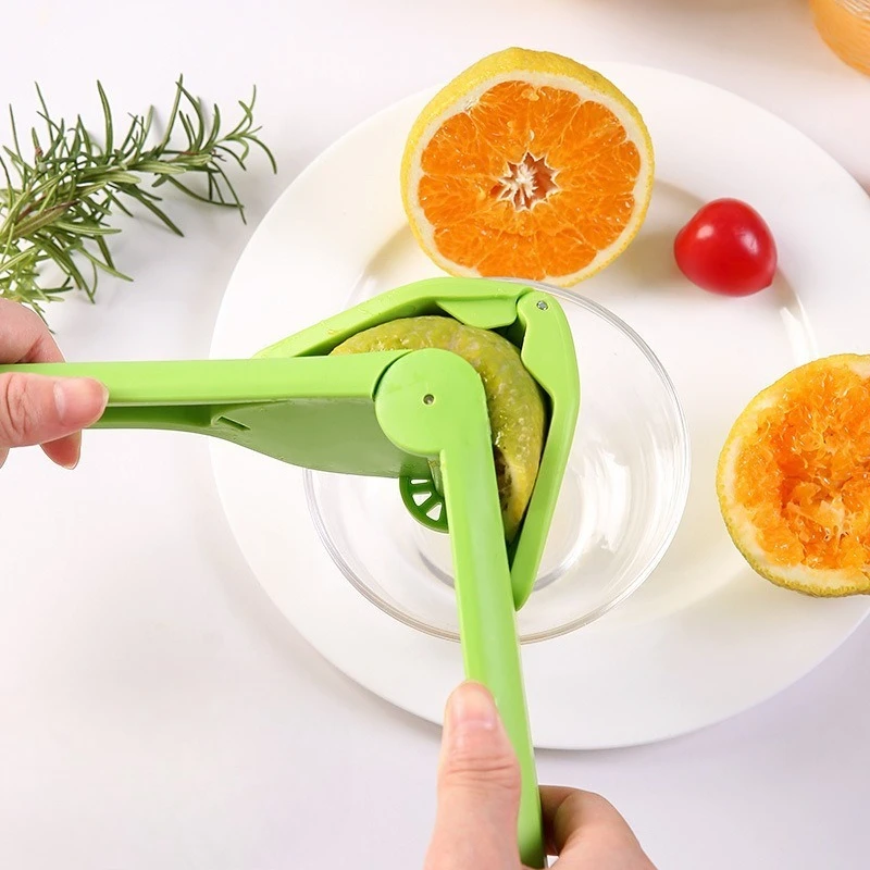 Handheld Lemon Squeezer, Multifunctional Juicer, Dual Hand Squeeze Fruit Vegetable Juicer Tool orange