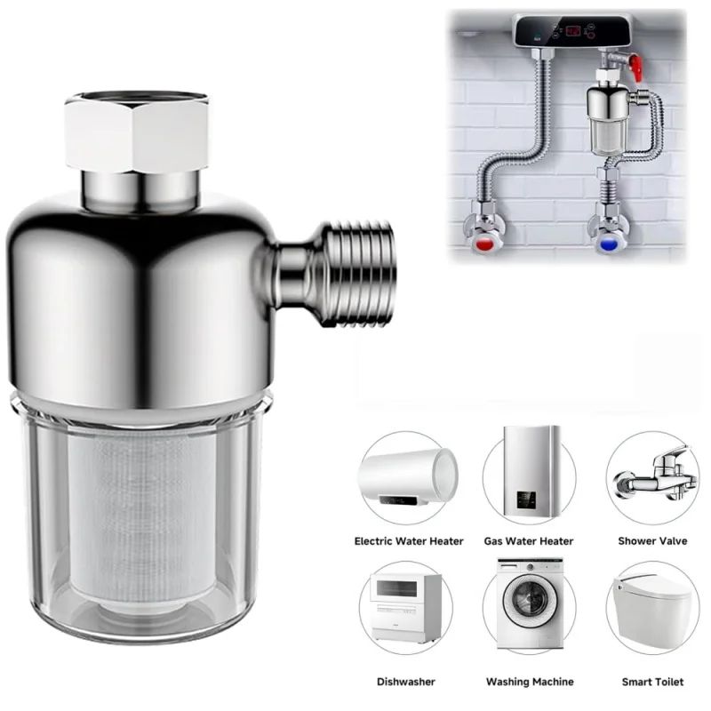 Premium 316 Stainless Spin Down Water Filter (40 Micron) Durable Reusable Sediment Pre Filter Premium 316 Stainless Spin Down Water Filter (40 Micron) Durable Reusable Sediment Pre Filter