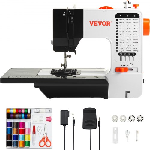 Sewing Machine With Stitches, Reverse Sewing, Extension Table Foot Pedal, Portable Dual Speed Machine, Accessories Kit Sewing Machine With Stitches, Reverse Sewing, Extension Table Foot Pedal, Portable Dual Speed Machine, Accessories Kit
