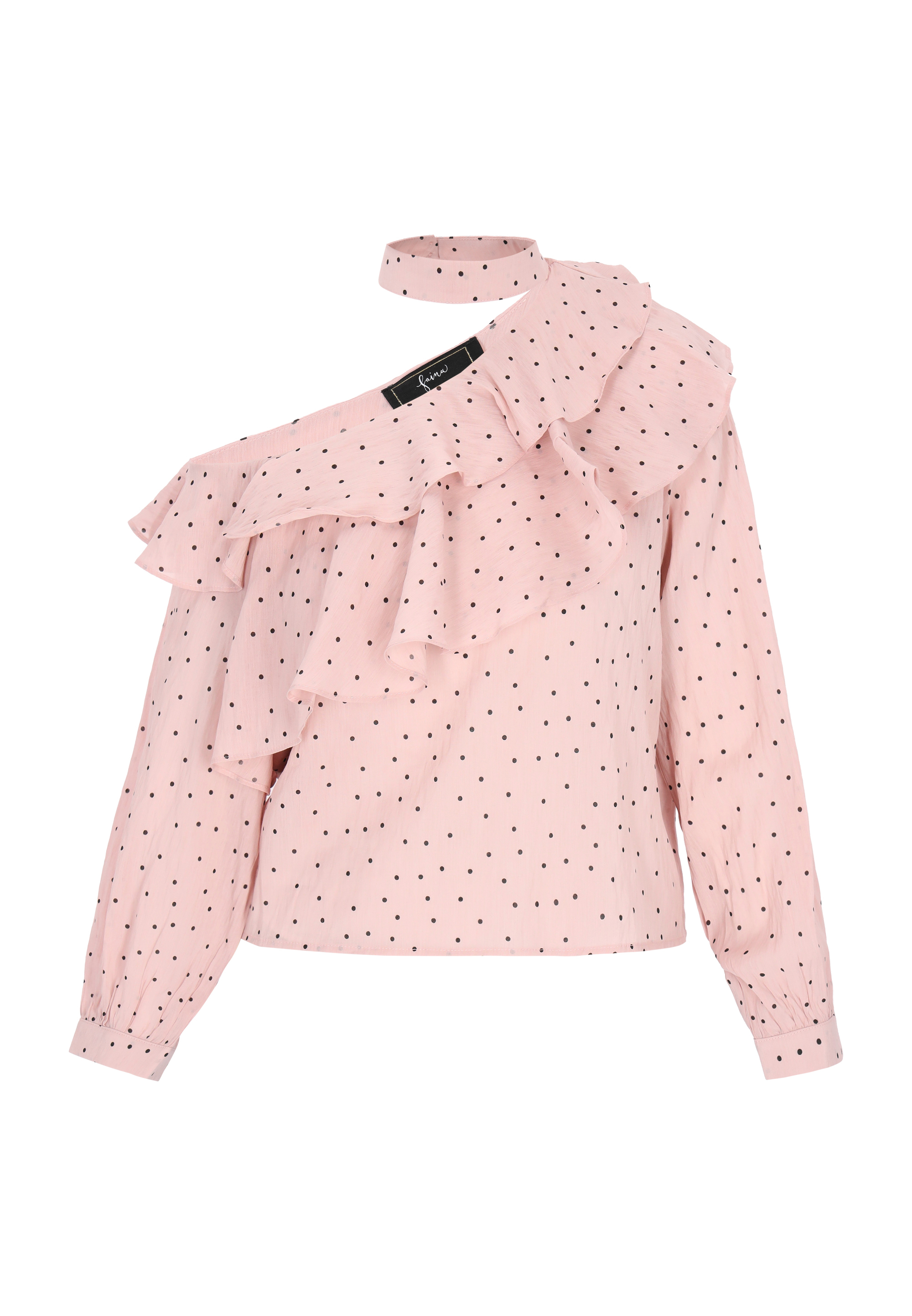 Faina Bluse Frauen rosa schwarz Image